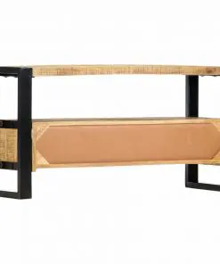 vidaXL TV Cabinet 100x30x50 cm Solid Mango Wood