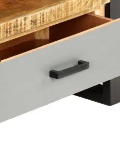 vidaXL TV Cabinet 100x30x50 cm Solid Mango Wood