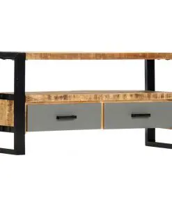 vidaXL TV Cabinet 100x30x50 cm Solid Mango Wood