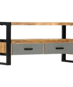 vidaXL TV Cabinet 100x30x50 cm Solid Mango Wood