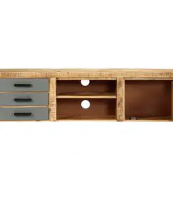 vidaXL TV Cabinet 120x30x40 cm Solid Mango Wood