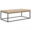 vidaXL Coffee Table 110x60x37 cm Solid Wood
