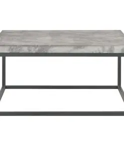 vidaXL Coffee Table 75x75x38 cm Concrete Look