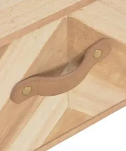 vidaXL Bedside Cabinet with Drawer 44x30x58 cm Solid Wood