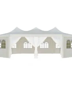 vidaXL Gazebo 834x448x320 cm White