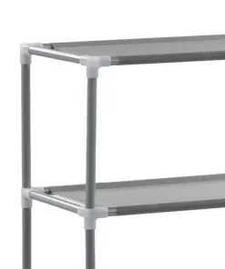 vidaXL 3-Tier Storage Rack over Toilet Silver 53x28x169 cm