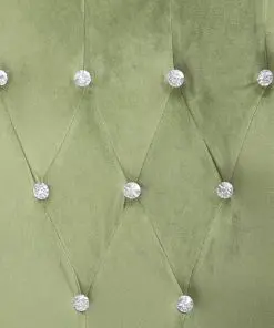 vidaXL Dining Chair with Armrests Light Green Velvet