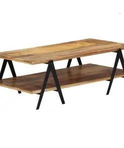 vidaXL Coffee Table 115x60x40 cm Solid Mango Wood