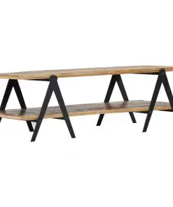 vidaXL Coffee Table 115x60x40 cm Solid Reclaimed Wood