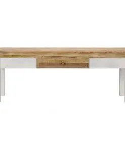 vidaXL Coffee Table 110x50x40 cm Solid Mango Wood
