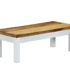 vidaXL Coffee Table 110x50x40 cm Solid Mango Wood
