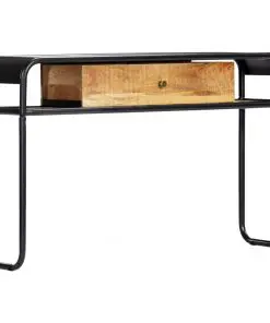 vidaXL Console Table 118x30x75 cm Solid Mango Wood