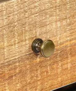 vidaXL Console Table 118x30x75 cm Solid Mango Wood