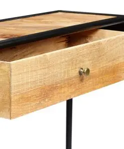 vidaXL Console Table 118x30x75 cm Solid Mango Wood