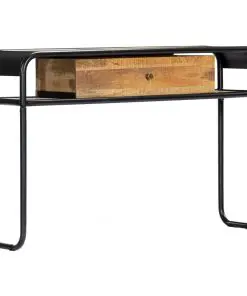 vidaXL Console Table 118x30x75 cm Solid Mango Wood