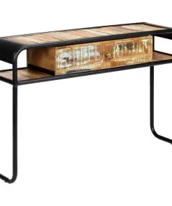 vidaXL Console Table 118x30x75 cm Solid Reclaimed Wood