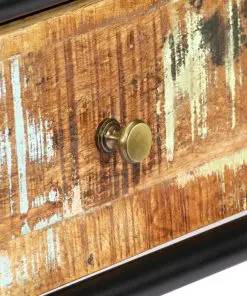 vidaXL Console Table 118x30x75 cm Solid Reclaimed Wood