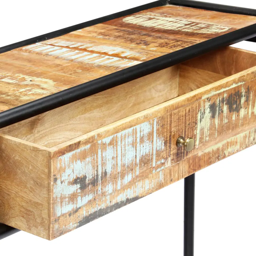 vidaXL Console Table 118x30x75 cm Solid Reclaimed Wood