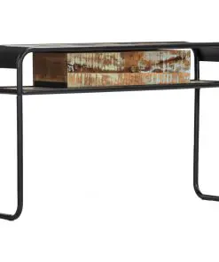 vidaXL Console Table 118x30x75 cm Solid Reclaimed Wood