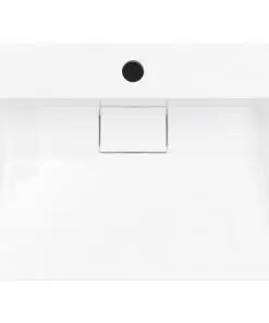 vidaXL Wash Basin 50x38x13 cm Mineral Cast/Marble Cast White