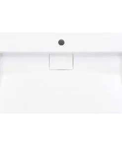 vidaXL Wash Basin 80x46x11 cm Mineral Cast/Marble Cast White
