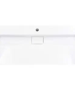 vidaXL Wash Basin 100x46x11 cm Mineral Cast/Marble Cast White