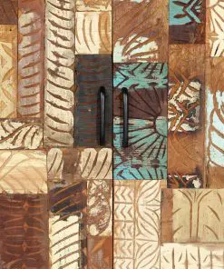 vidaXL Hand Carved Highboard 85x45x180 cm Solid Reclaimed Wood