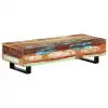 vidaXL Coffee Table 120x50x30 cm Solid Reclaimed Wood and Steel