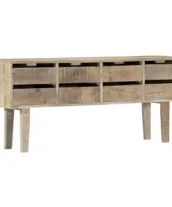 vidaXL Sideboard 140x30x60 cm Solid Mango Wood