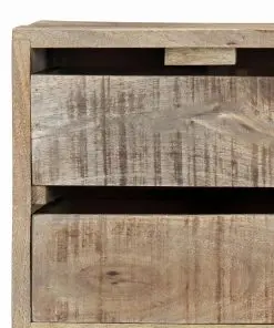 vidaXL Sideboard 140x30x60 cm Solid Mango Wood