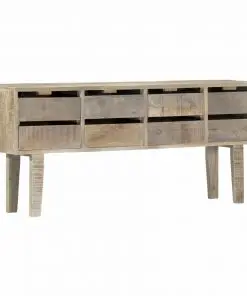 vidaXL Sideboard 140x30x60 cm Solid Mango Wood