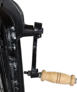 vidaXL Side Table 60x(46-63) cm Solid Mango Wood and Cast Iron