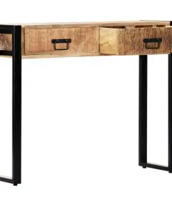 vidaXL Console Table 90x30x75 cm Solid Mango Wood