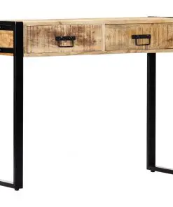 vidaXL Console Table 90x30x75 cm Solid Mango Wood
