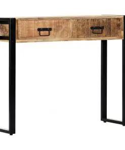 vidaXL Console Table 90x30x75 cm Solid Mango Wood