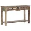 vidaXL Console Table 120x40x75 cm Solid Reclaimed Wood