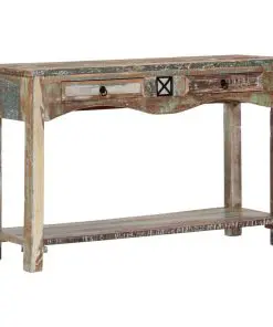 vidaXL Console Table 120x40x75 cm Solid Reclaimed Wood