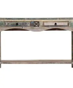 vidaXL Console Table 120x40x75 cm Solid Reclaimed Wood
