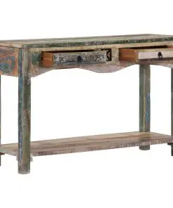 vidaXL Console Table 120x40x75 cm Solid Reclaimed Wood