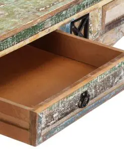 vidaXL Console Table 120x40x75 cm Solid Reclaimed Wood