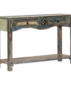 vidaXL Console Table 120x40x75 cm Solid Reclaimed Wood