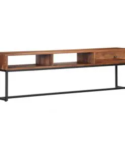 vidaXL TV Cabinet 160x30x45 cm Solid Sheesham Wood