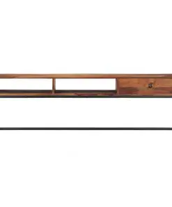 vidaXL TV Cabinet 160x30x45 cm Solid Sheesham Wood