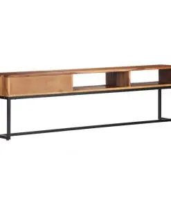 vidaXL TV Cabinet 160x30x45 cm Solid Sheesham Wood
