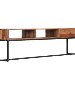 vidaXL TV Cabinet 160x30x45 cm Solid Sheesham Wood