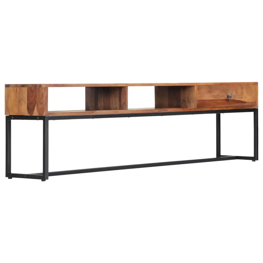 vidaXL TV Cabinet 160x30x45 cm Solid Sheesham Wood