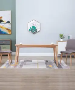 vidaXL Dining Chairs 2 pcs Taupe Fabric