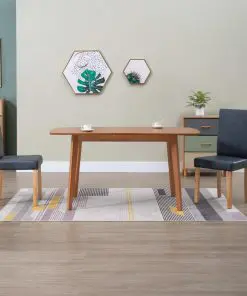 vidaXL Dining Chairs 2 pcs Grey Faux Suede Leather