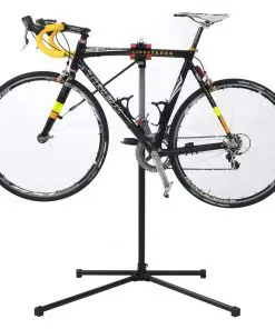 vidaXL Bike Repair Stand 104x68x(110-190) cm Steel Black
