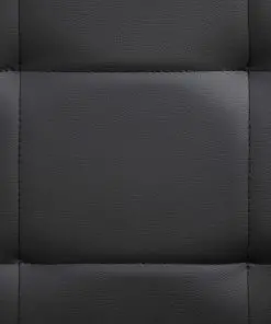 vidaXL Bed Frame Black Faux Leather 106×203 cm King Single